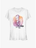 Marvel Guardians Of The Galaxy Groot Watercolor Girls T-Shirt, WHITE, hi-res