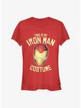 Marvel Iron Man Iron Man Costume Girls T-Shirt, RED, hi-res