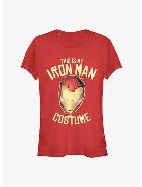 Marvel Iron Man Iron Man Costume Girls T-Shirt, RED, hi-res