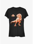 Jurassic Park Action Dino Girls T-Shirt, BLACK, hi-res