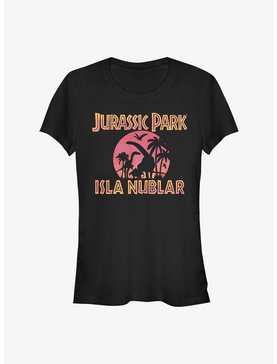 Jurassic Park Isla Nubar Silhouette Girls T-Shirt, , hi-res