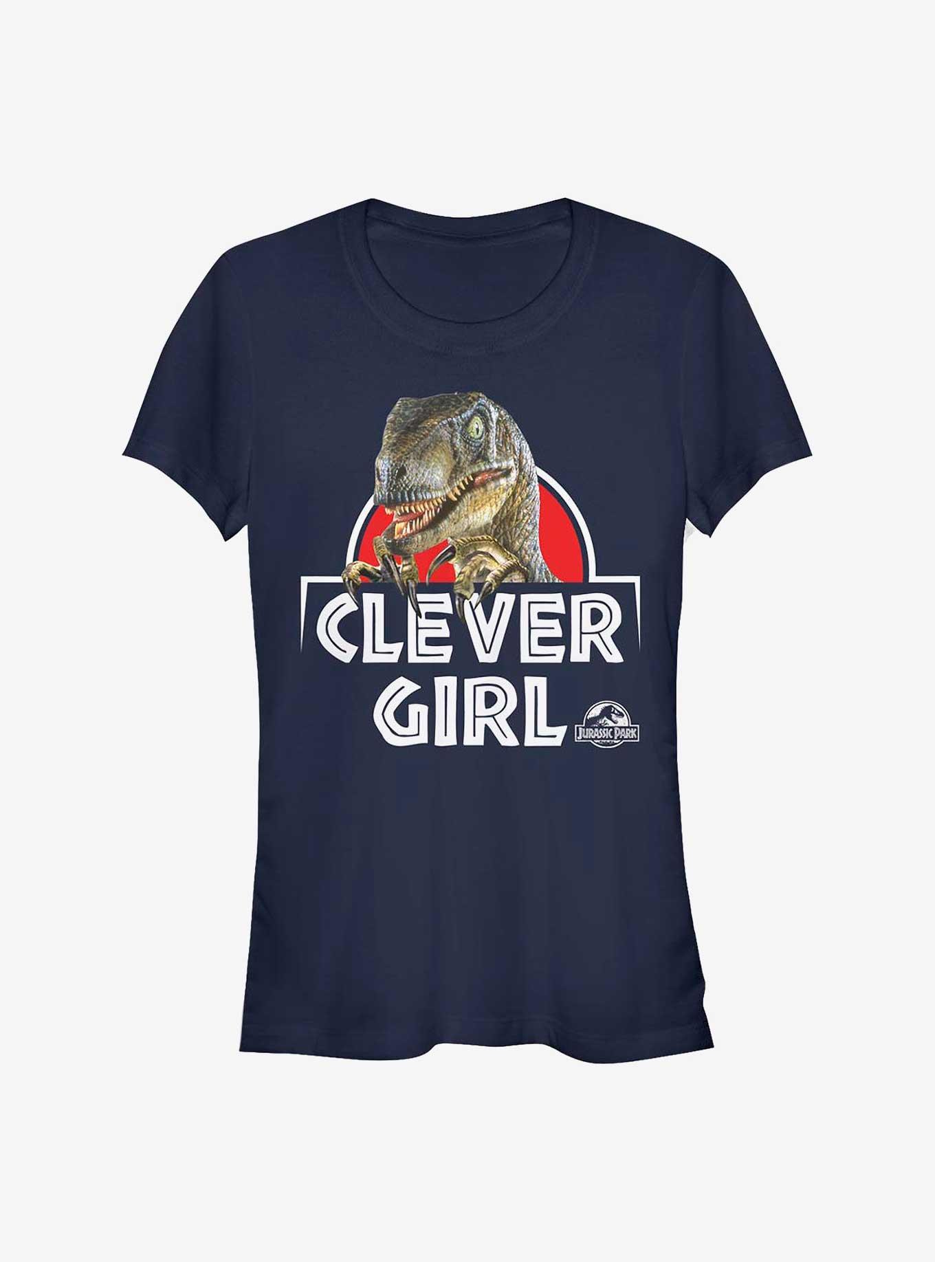 Jurassic Park Real Clever Girl Girls T-Shirt BLUE Hot Topic