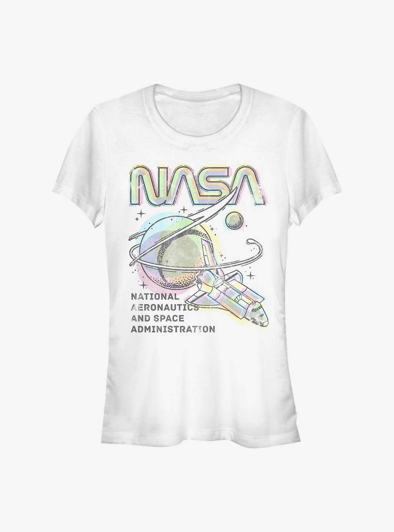 NASA Colorful NASA Girls T-Shirt