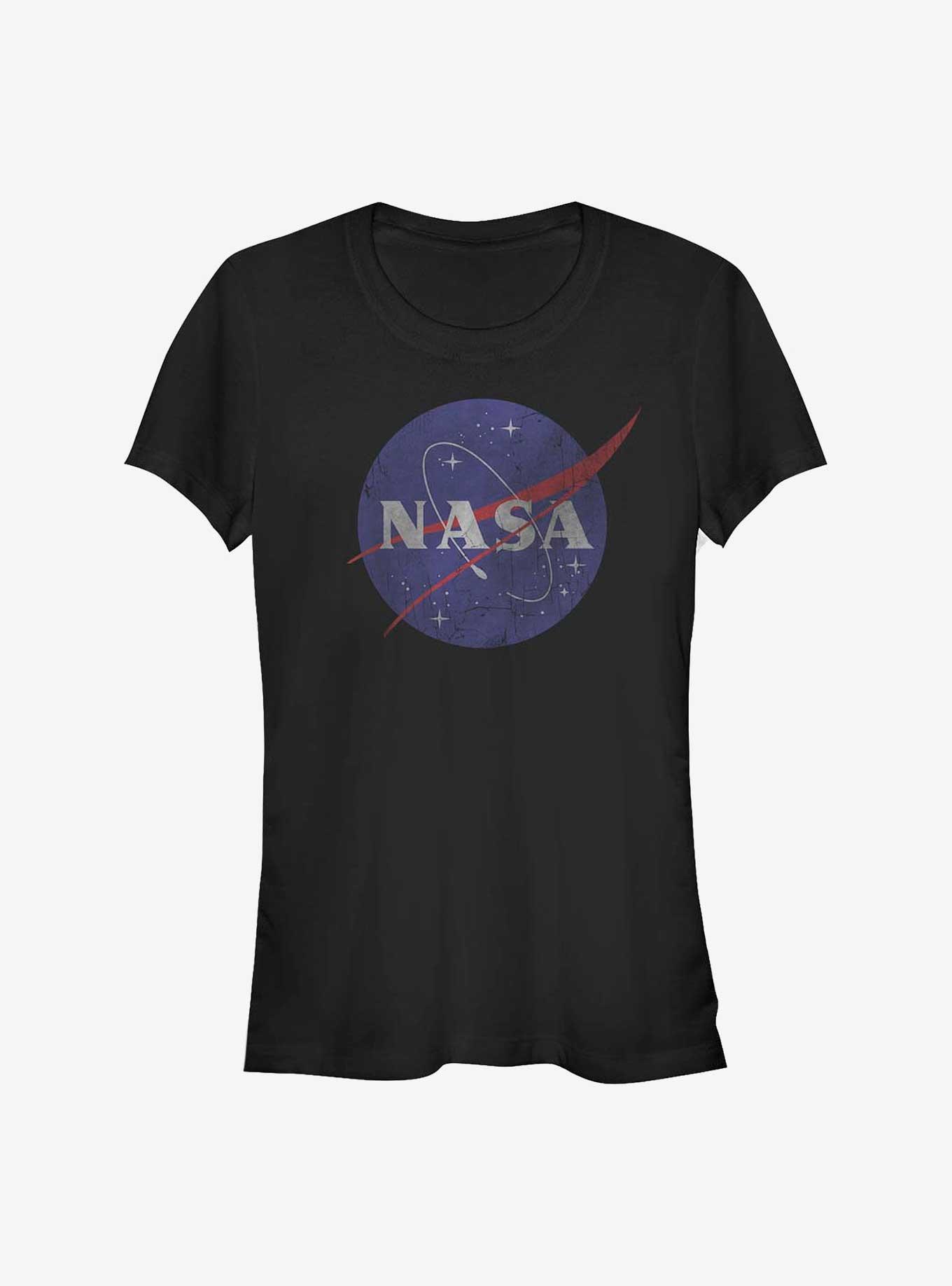 NASA NASA Logo Girls T-Shirt, BLACK, hi-res