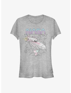 NASA Pastel Flight Girls T-Shirt, ATH HTR, hi-res