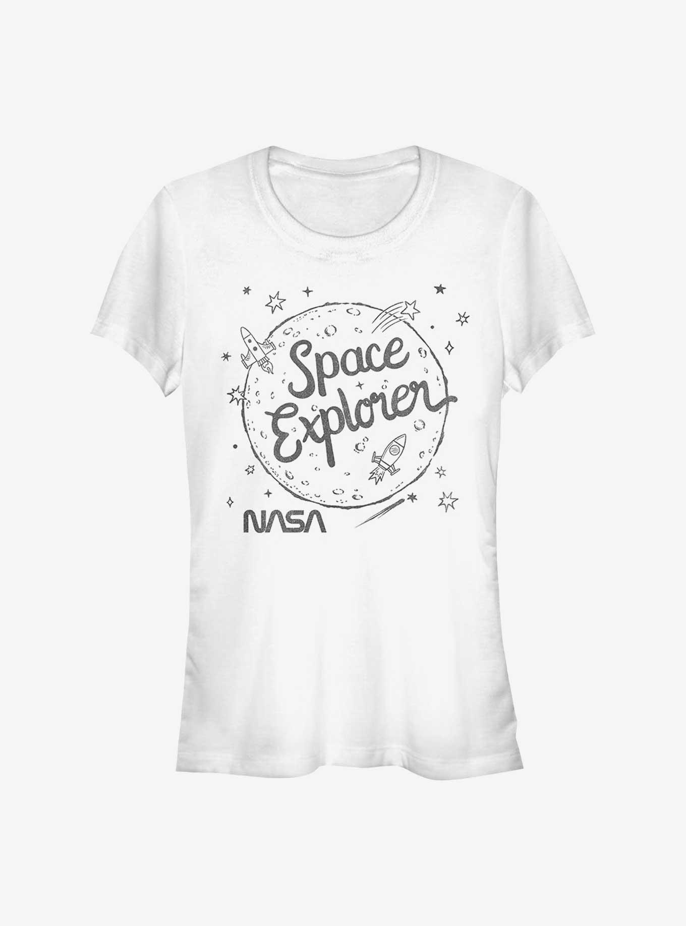 NASA Space Explorer Girls T-Shirt, WHITE, hi-res