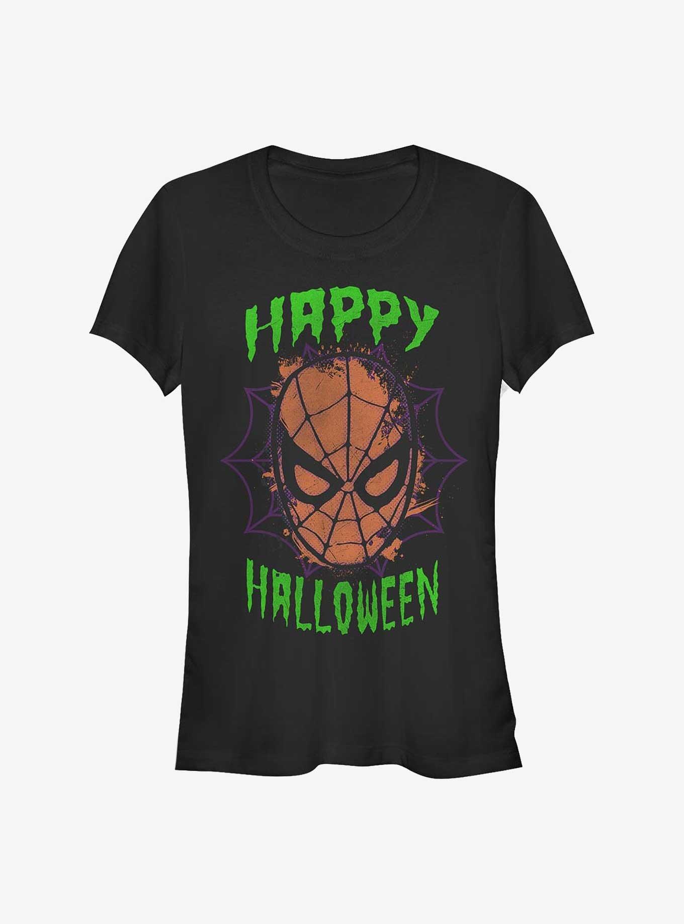 Marvel Spider-Man Happy Halloween Girls T-Shirt