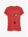Marvel Spider-Man Spidey Face Girls T-Shirt, RED, hi-res