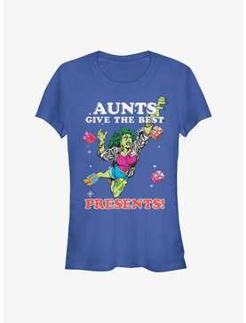 Marvel The Hulk Aunt Presents Girls T-Shirt, , hi-res