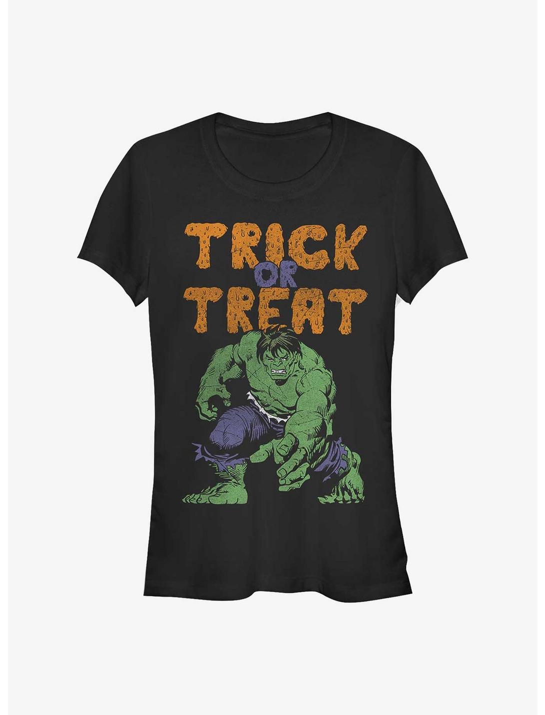 Marvel The Hulk Hulk Treats Girls T-Shirt, BLACK, hi-res