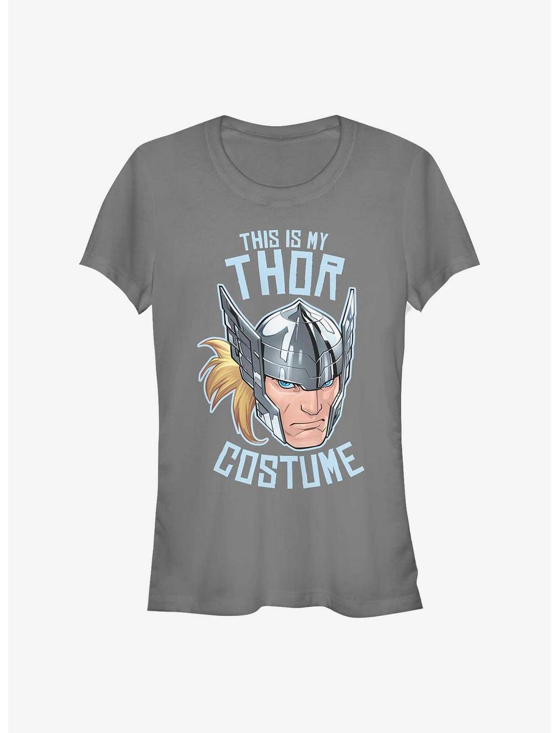 Marvel Thor Costume Girls T-Shirt, CHARCOAL, hi-res