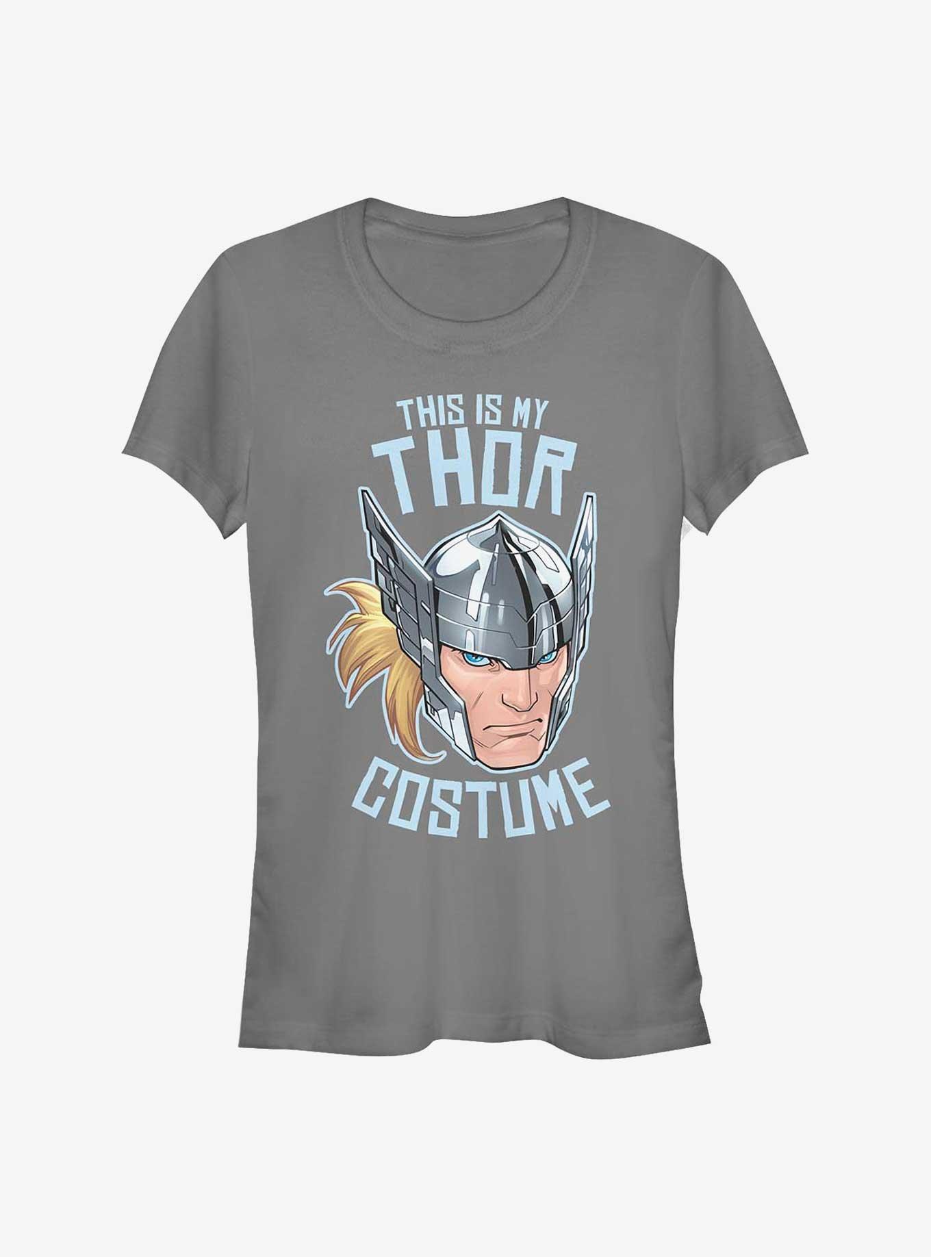 Marvel Thor Costume Girls T-Shirt, CHARCOAL, hi-res