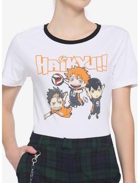 Haikyu!! Chibi Character Girls T-Shirt, , hi-res