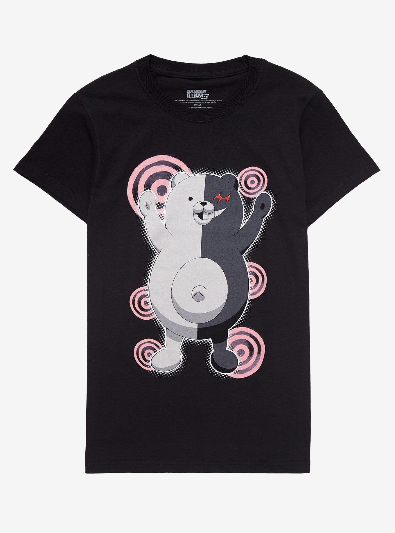 Danganronpa 3: The End Of Hope's Peak High School Monokuma Spiral Boyfriend Fit Girls T-Shirt, MULTI, hi-res