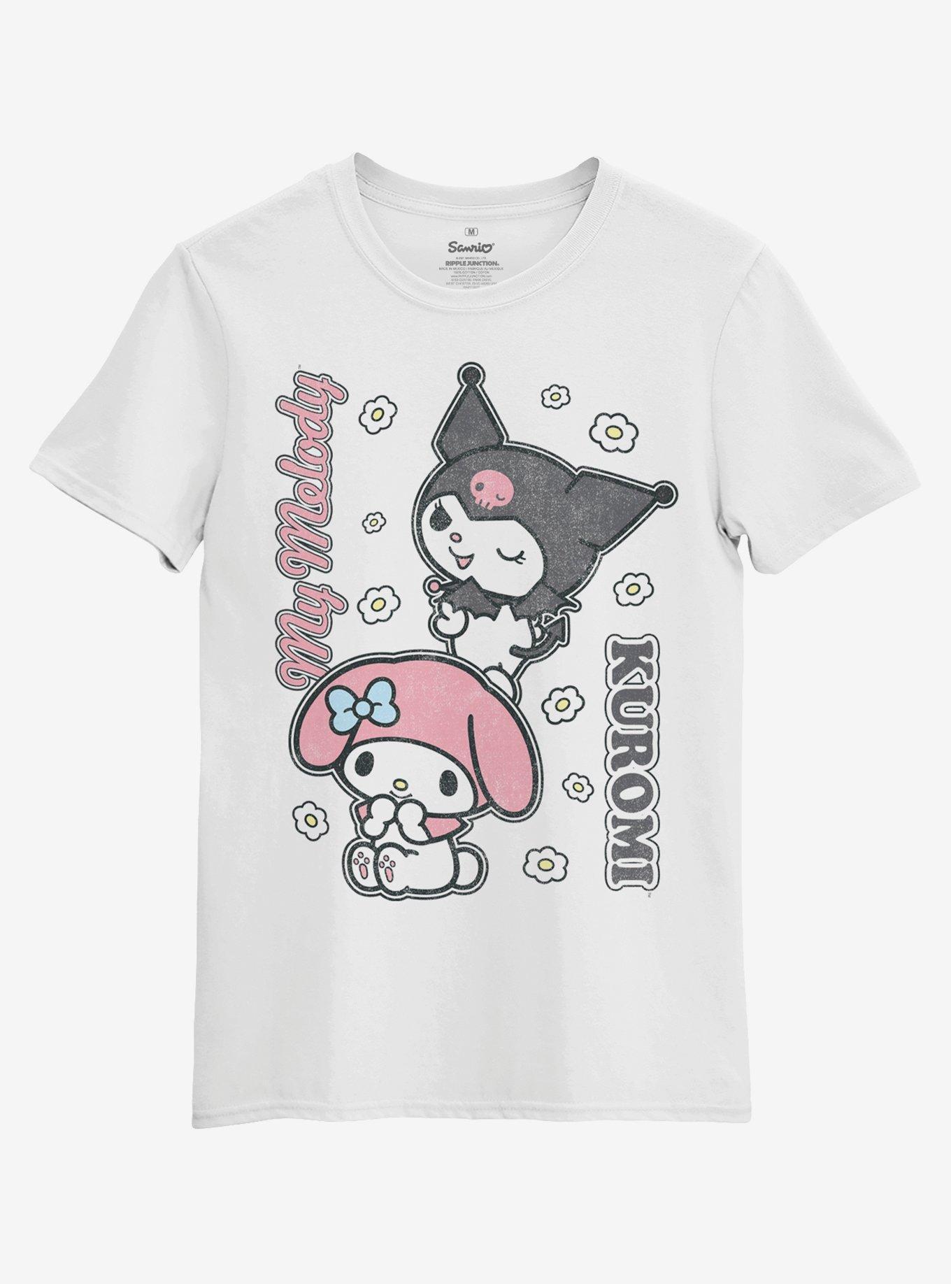 My Melody & Kuromi Boyfriend Fit Girls TShirt Hot Topic