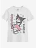 My Melody & Kuromi Girls T-Shirt Plus Size, MULTI, hi-res