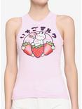 Strawberry Milk Bunny Girls Tank Top, MULTI, hi-res