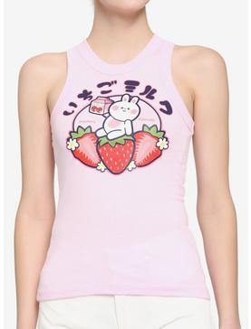 Strawberry Milk Bunny Girls Tank Top, , hi-res