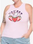 Strawberry Milk Bunny Girls Tank Top Plus Size, MULTI, hi-res