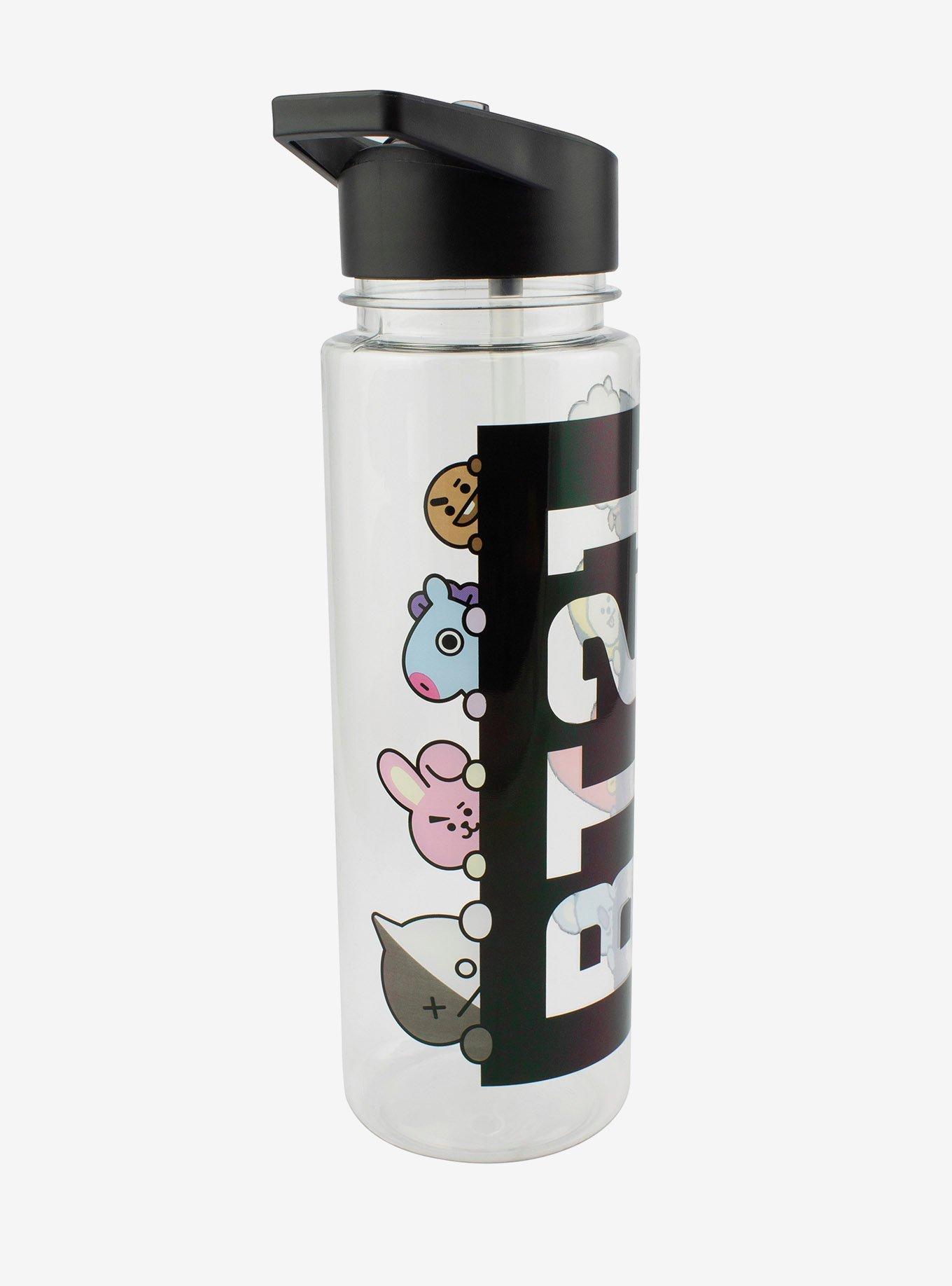 BT21 Group Water Bottle, Hot Topic