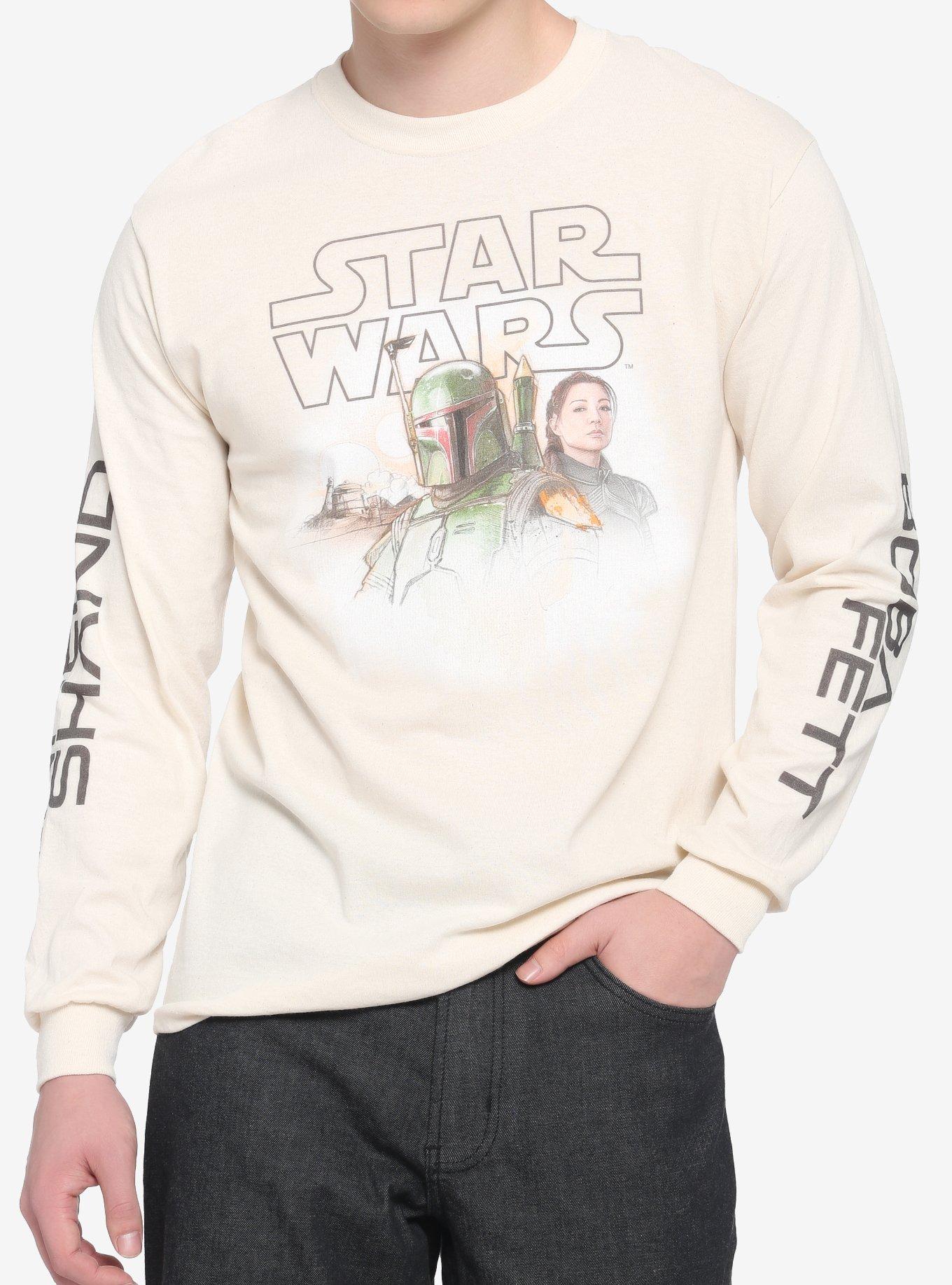 Star Wars The Book Of Boba Fett Fennec Shand & Boba Fett Long-Sleeve T-Shirt, MULTI, hi-res