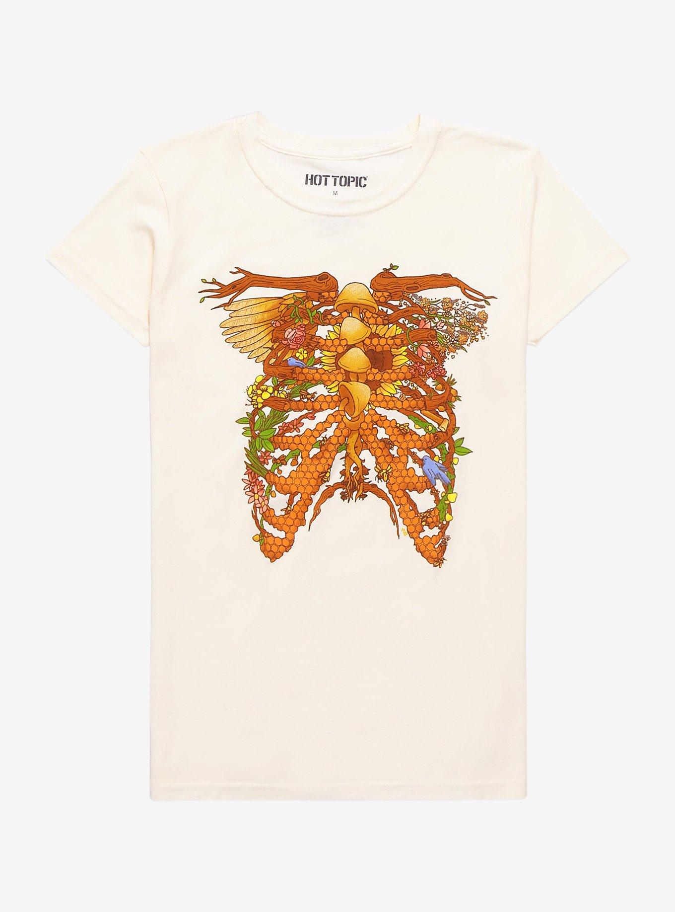 Cottagecore Garden Inside Girls T-Shirt By Michelle Gish, MULTI, hi-res