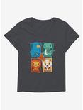 Harry Potter Cute House Mascots Girls T-Shirt Plus Size, , hi-res