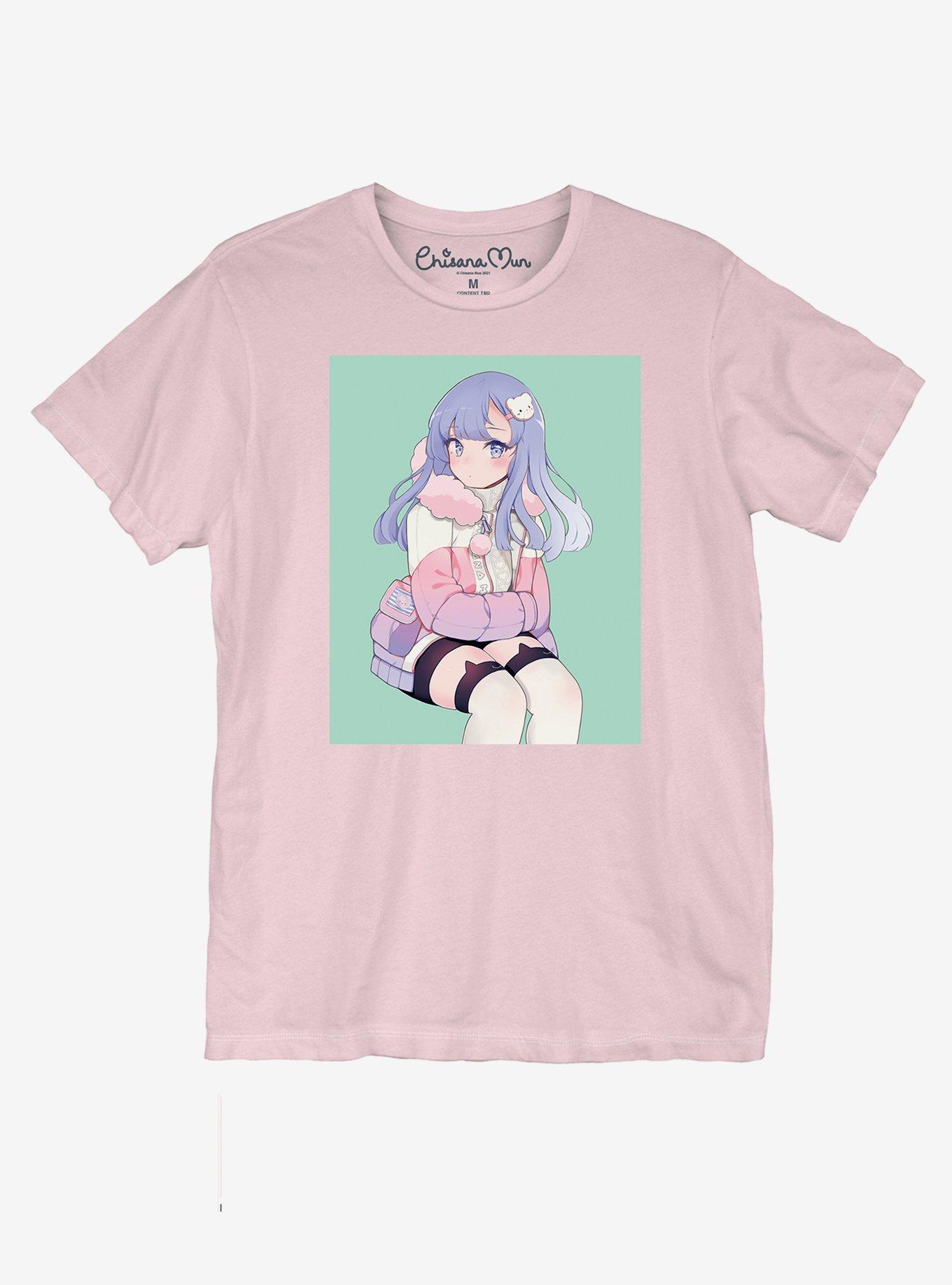 Amazon.com: Anime cute Ladies Girls Shirt Short Sleeve Suit
