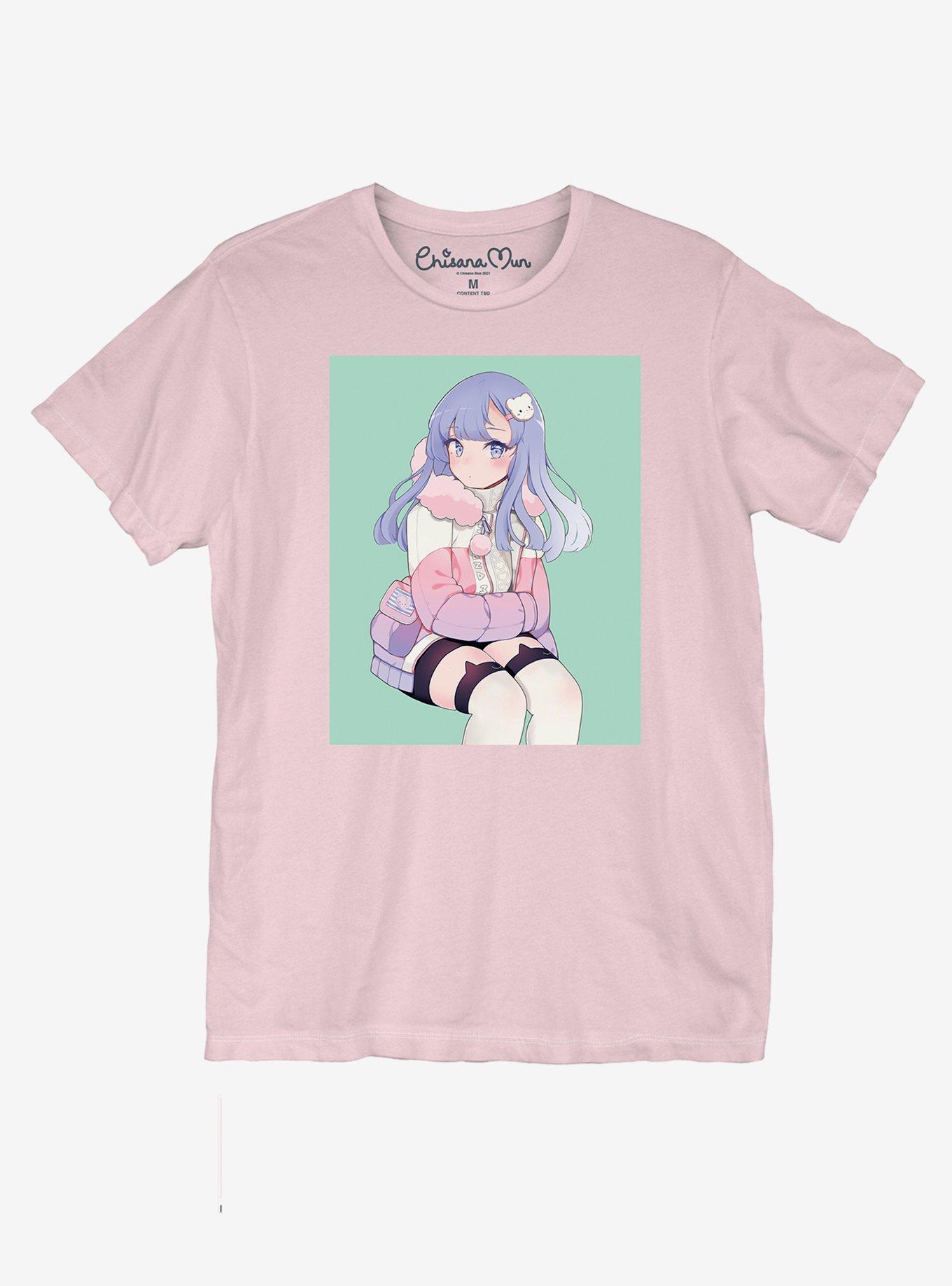 Roblox T-shirt // black kuromi sanrio shirt w/ purple bag straps