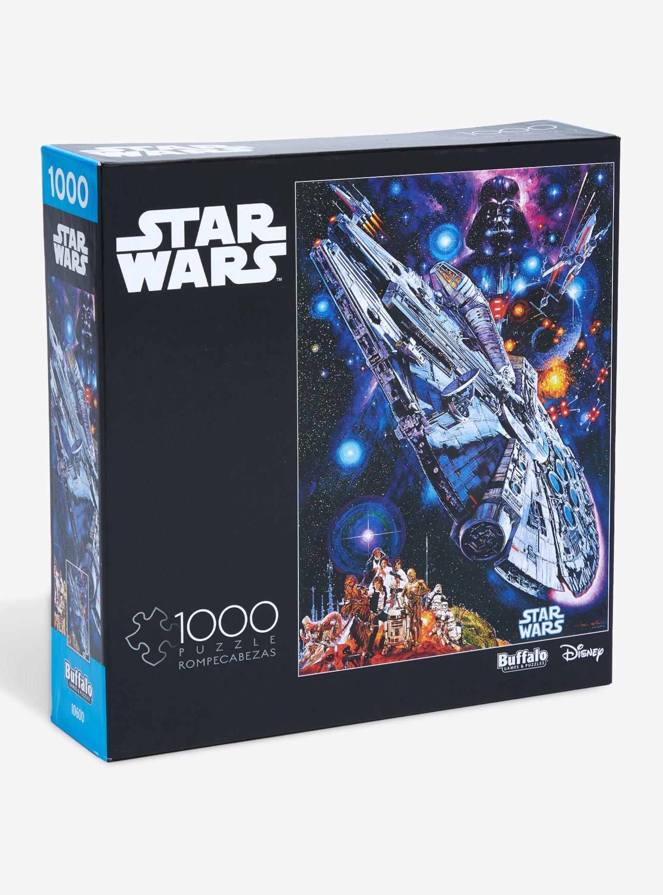 Star Wars Millennium Falcon Poster 1000-Piece Puzzle | BoxLunch