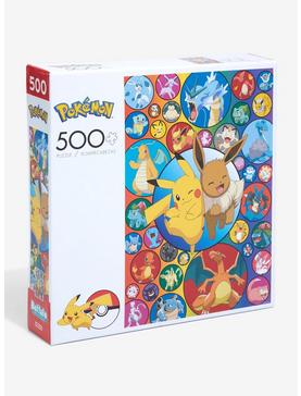 Pokémon Circular Frame Pokémon Portraits 500-Piece Puzzle, , hi-res