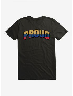Colombian And Proud Flag Script T-Shirt, , hi-res