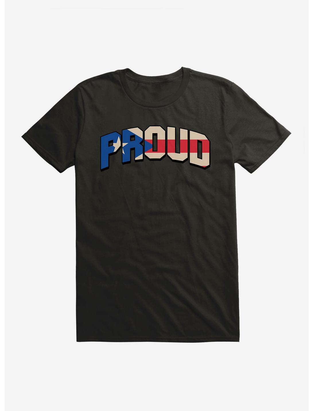 Puerto Rican And Proud Flag Script T-Shirt, , hi-res