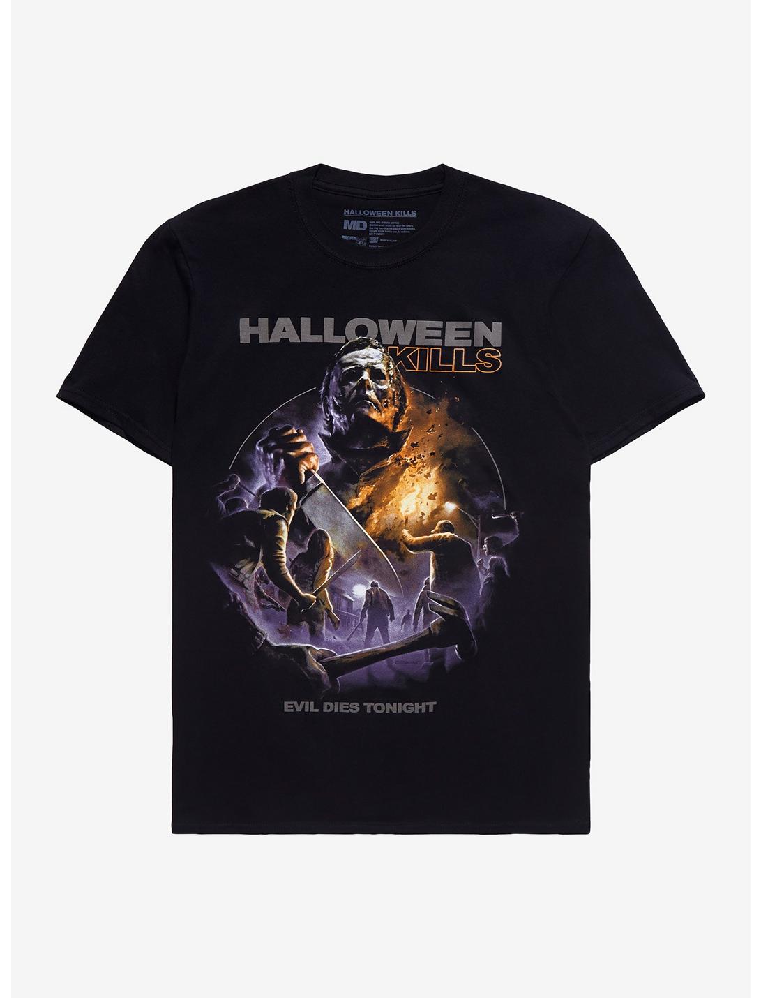 Fright-Rags Halloween Kills Evil Dies T-Shirt, BLACK, hi-res
