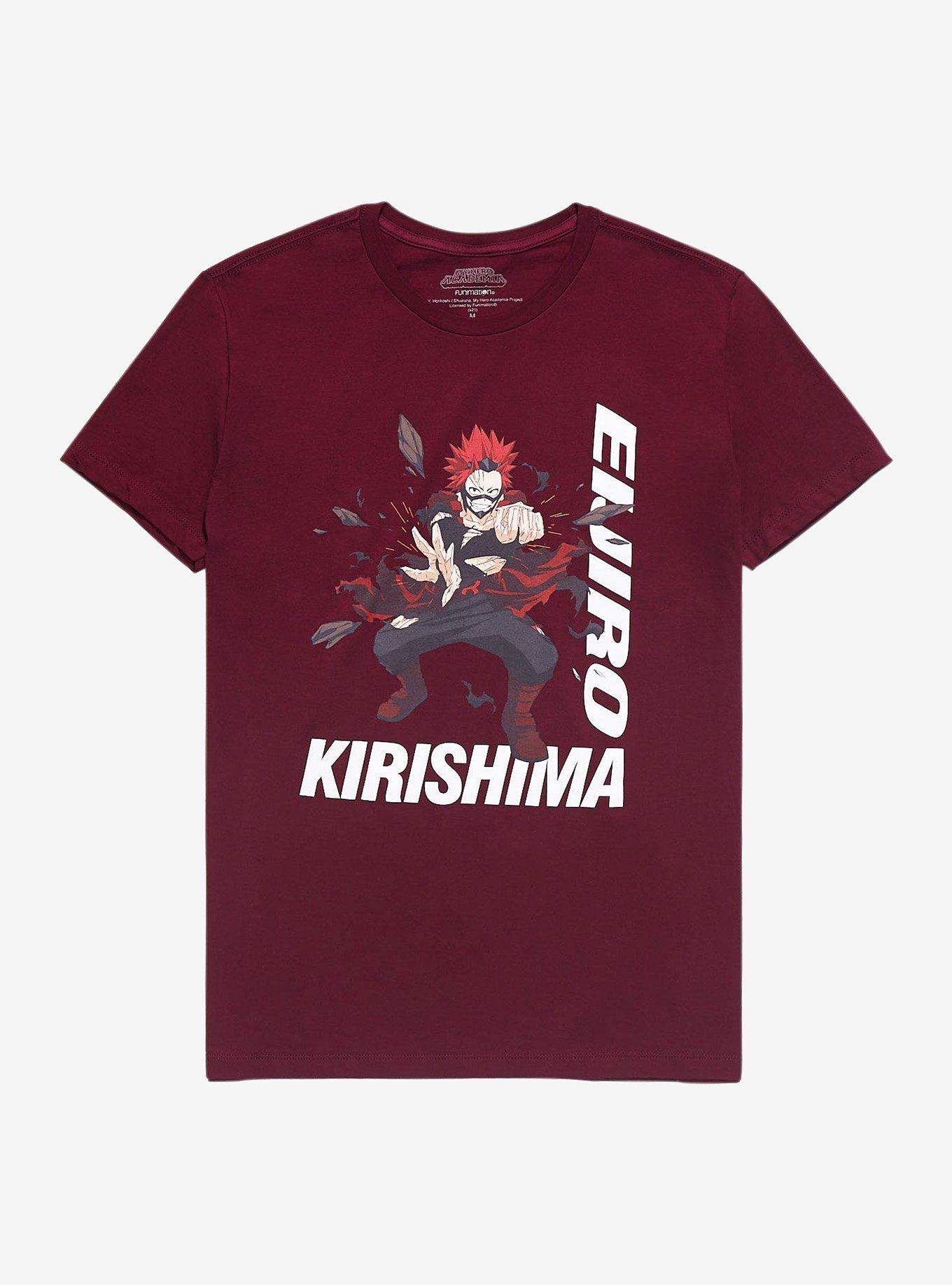 My Hero Academia Eijiro Kirishima T-Shirt, MAROON, hi-res