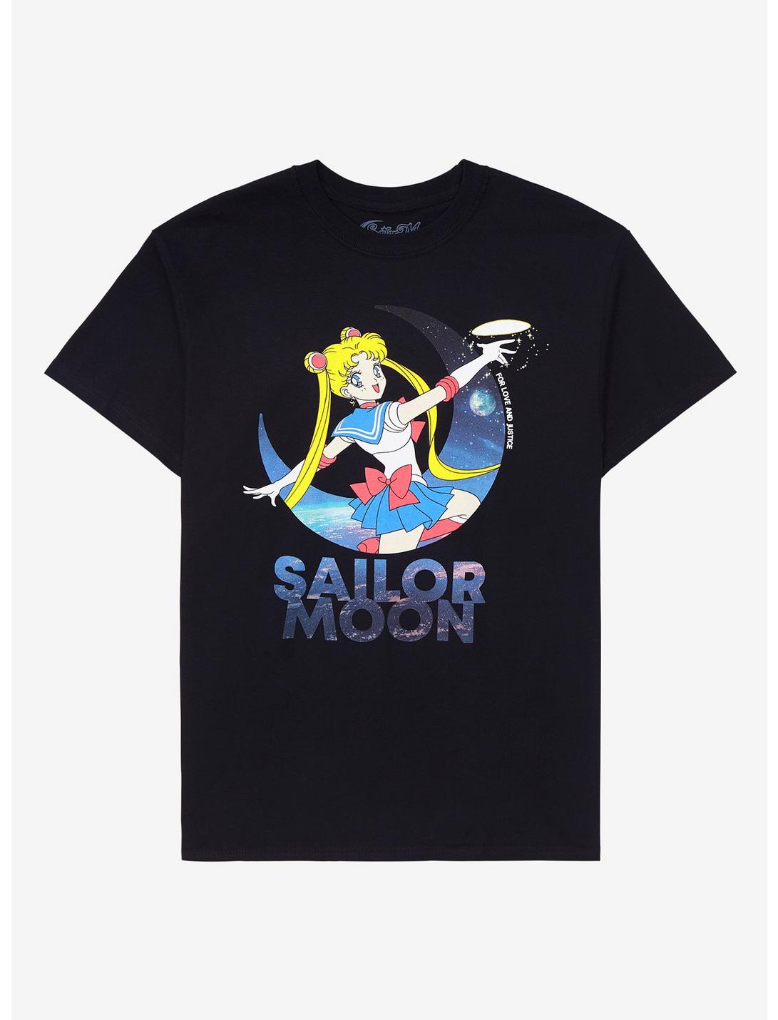 Sailor Moon Galaxy T-Shirt, BLACK, hi-res