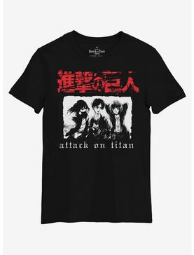 Plus Size Attack On Titan Trio T-Shirt, , hi-res
