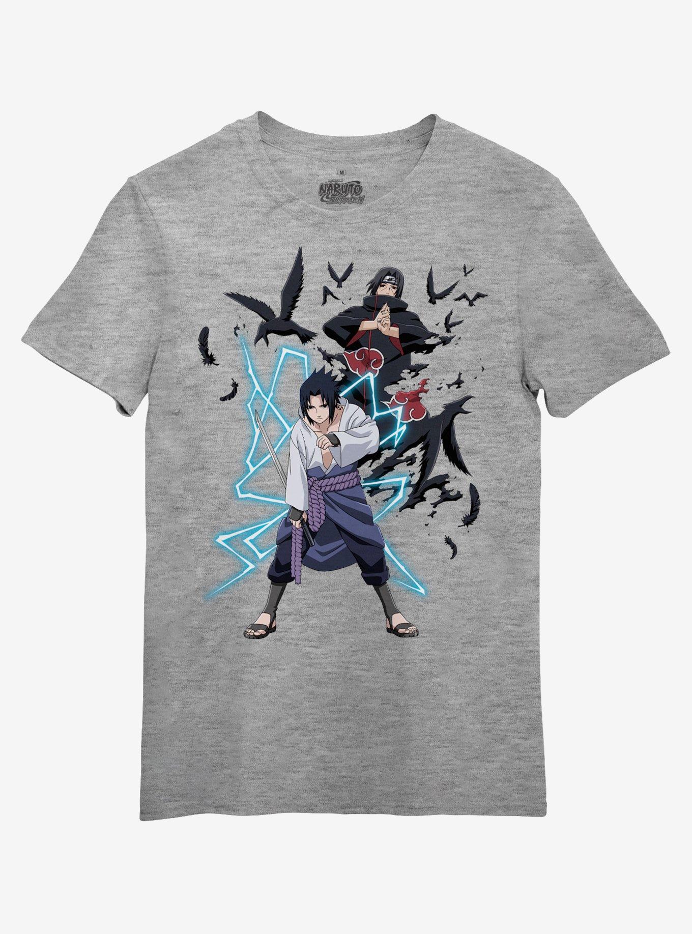 Naruto Itachi Grey T-Shirt