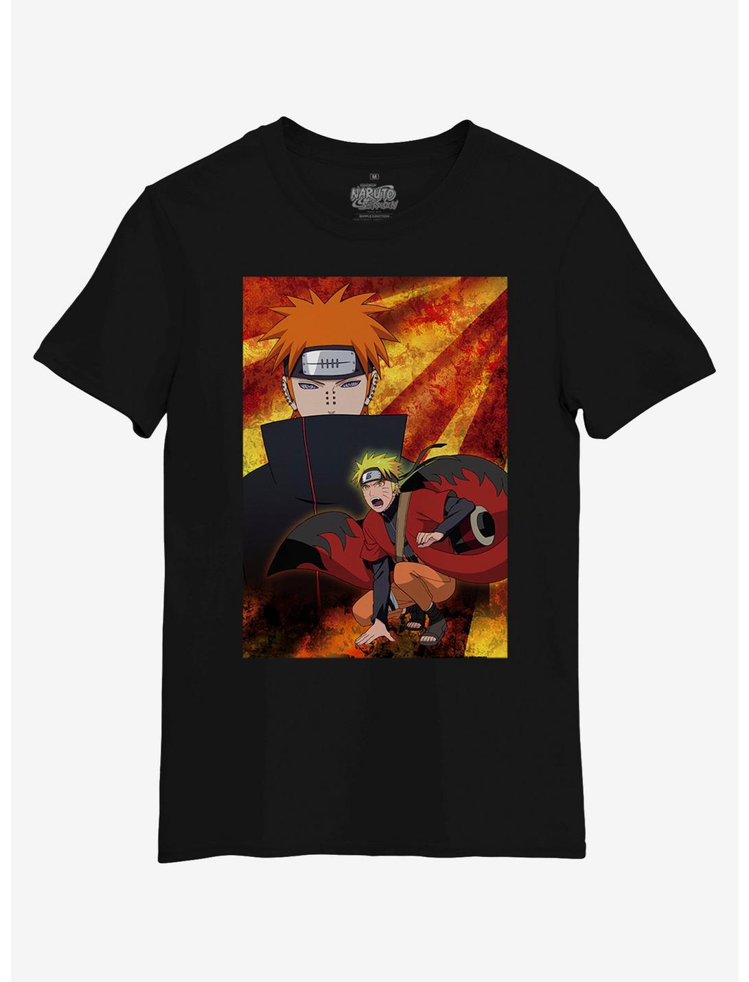 Naruto Shippuden Naruto & Pain T-Shirt, BLACK, hi-res