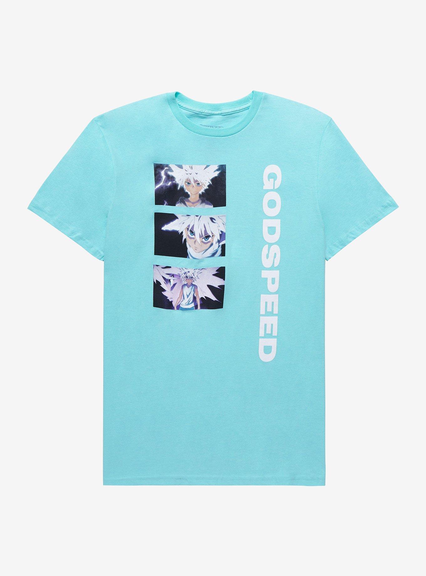 Hunter X Hunter Killua Godspeed T-Shirt, AQUA, hi-res