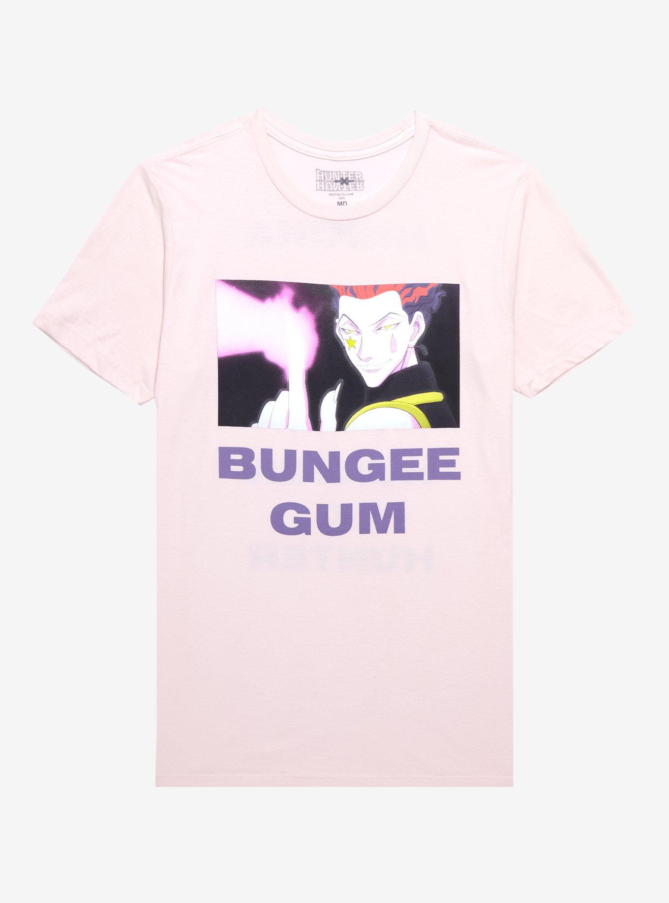 Hunter X Hunter Hisoka Bungee Gum Pink T-Shirt, PINK, hi-res