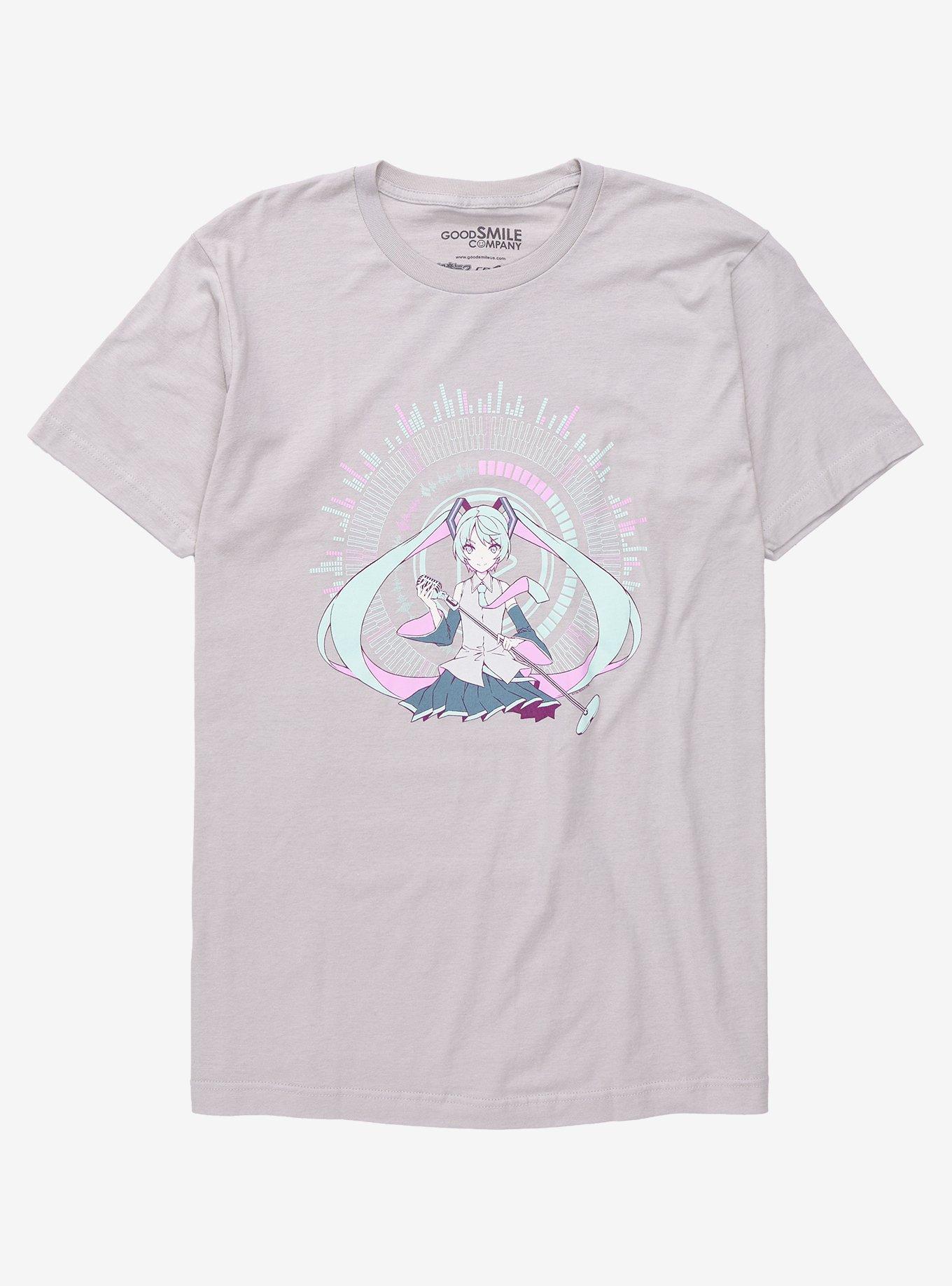 Hatsune Miku Pastel T-Shirt, SILVER, hi-res