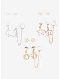 Sparkly Celestial Cuff Earring Set, , hi-res