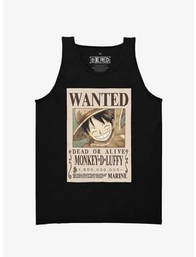 One Piece Wanted Poster Tank Top, , hi-res