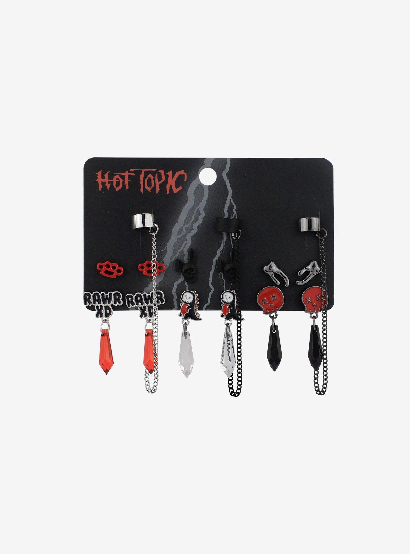 Rawr XD Cuff Earring Set Hot Topic