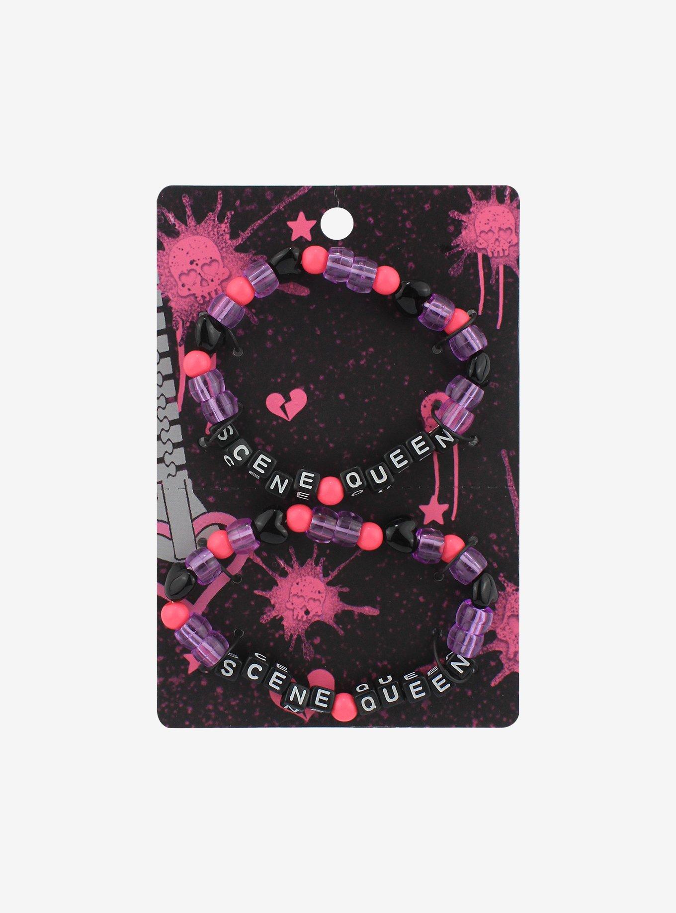 Scene Queen Best Friend Beaded Bracelet Set, , hi-res