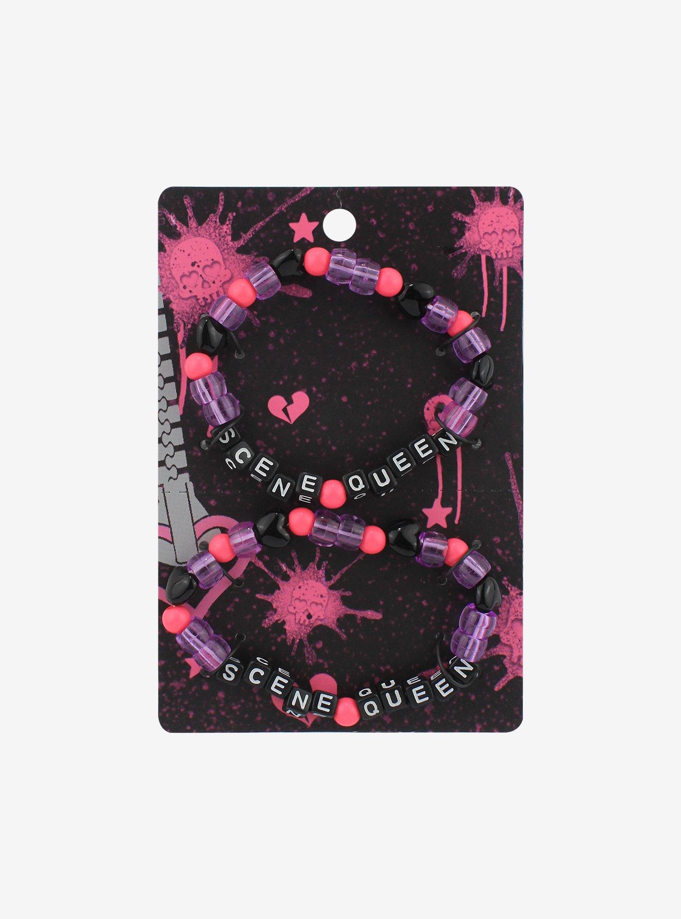 Hot Topic Olivia Rodrigo Logo Vampire Best Friend Beaded Bracelet Set