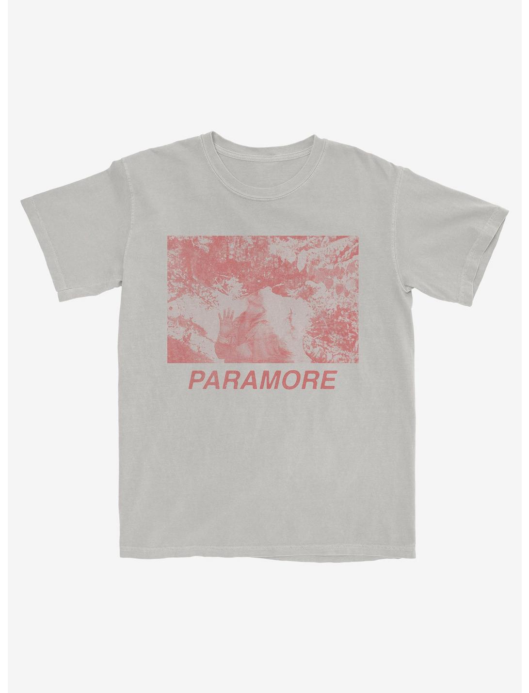 Paramore Forest Boyfriend Fit Girls T-Shirt, GREY, hi-res