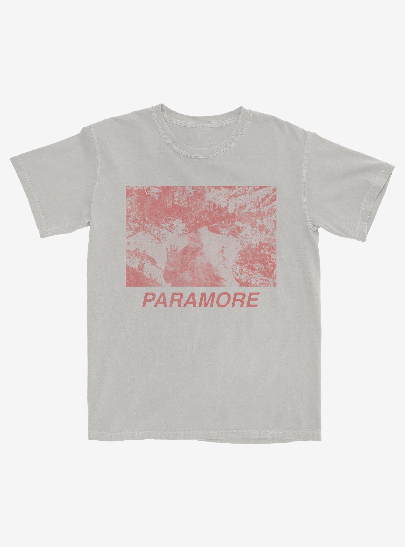 Paramore Forest Boyfriend Fit Girls T-Shirt, GREY, hi-res