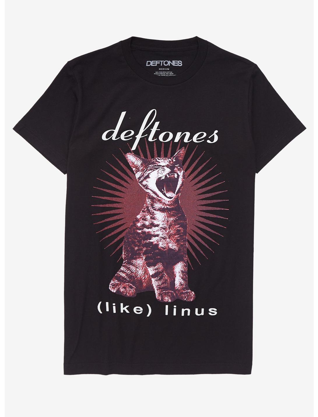 Deftones Like Linus Album Cover Boyfriend Fit Girls T-Shirt, BLACK, hi-res